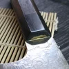 Couteau bunka japonais artisanal Takeshi Saji R2 Damas 18cm