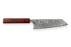 Couteau bunka japonais artisanal Yoshimi Kato 16.5cm SG2 Damascus