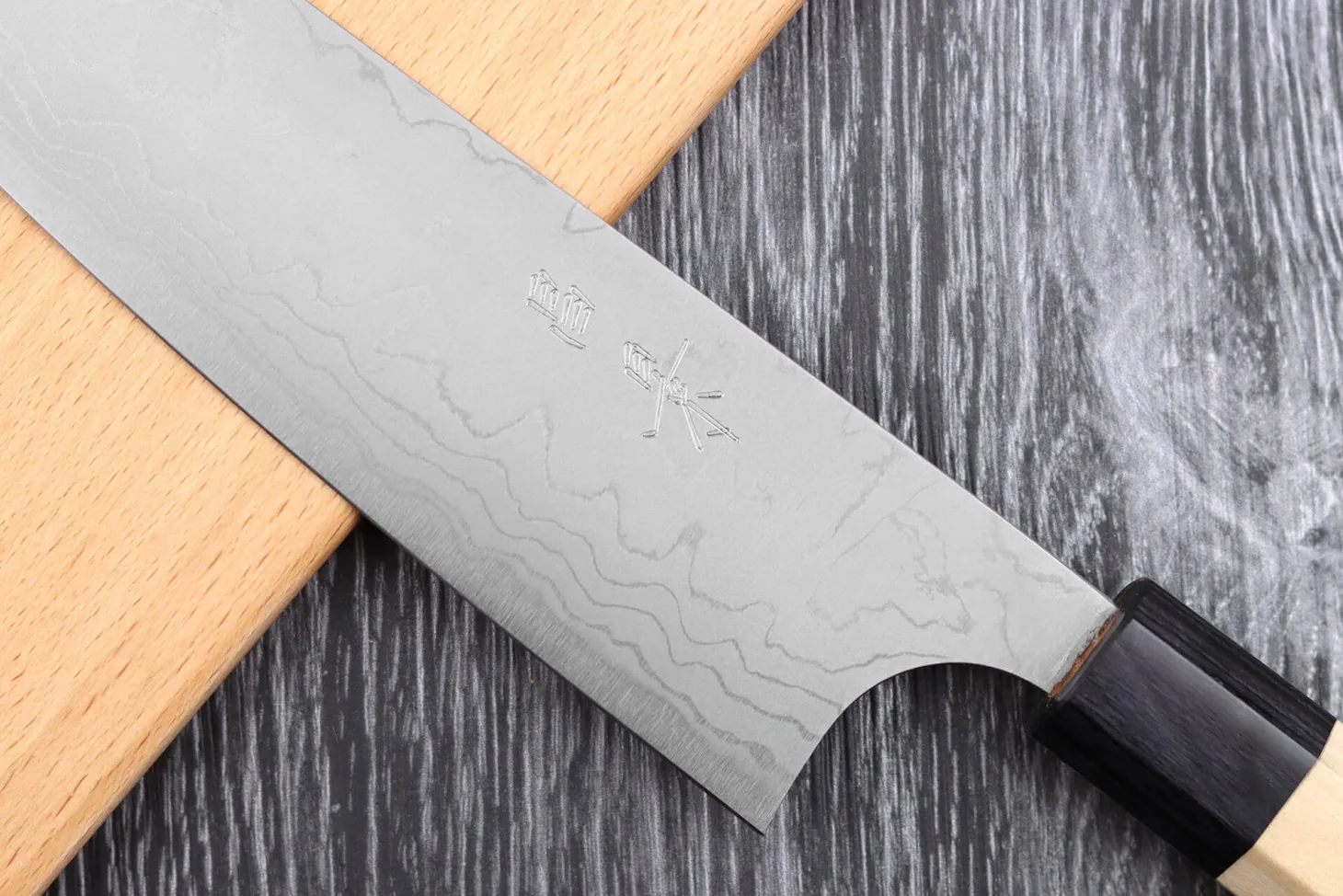Couteau bunka japonais artisanal Masakage Shimo 17cm Shirogami