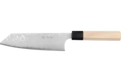 Couteau bunka japonais artisanal Masakage Shimo 17cm Shirogami