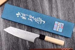Couteau bunka japonais artisanal Masakage Shimo 17cm Shirogami