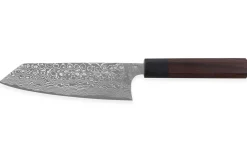 Couteau bunka japonais artisanal Masakage Kumo 16,5cm damas 63 couches