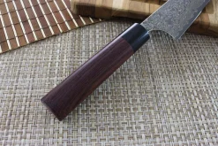 Couteau bunka japonais artisanal Yoshimi Kato 16.5cm VG10 Nickel Damascus