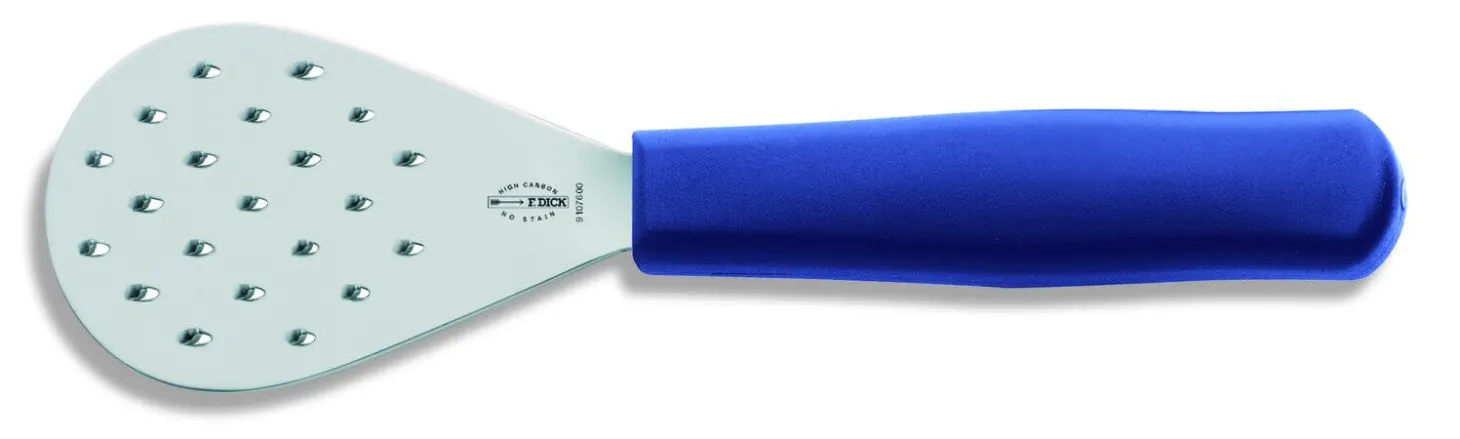 Couteau à écailler 10cm DICK manche bleu normes NSF