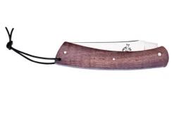 Couteau Camembert Sauveterre artisanal plein manche noyer 11cm