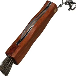 Couteau à champignon Herbertz 251411 inox manche bois 11cm + brosse