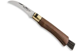 Couteau à champignons pliant Old Bear manche 11cm noyer avec virole