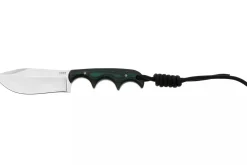 Couteau CRKT Minimalist Nessmuk 2376.CR lame 7,3cm manche en micarta vert + étui