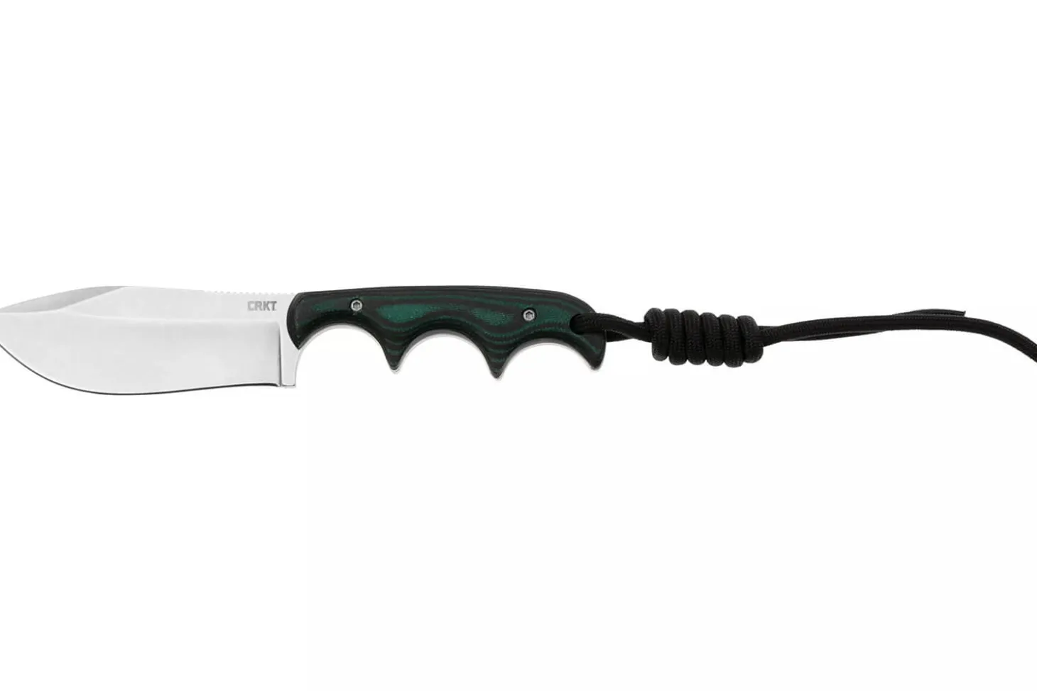 Couteau CRKT Minimalist Nessmuk 2376.CR lame 7,3cm manche en micarta vert + étui
