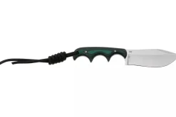 Couteau CRKT Minimalist Nessmuk 2376.CR lame 7,3cm manche en micarta vert + étui