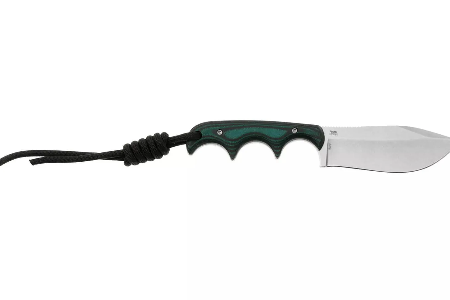 Couteau CRKT Minimalist Nessmuk 2376.CR lame 7,3cm manche en micarta vert + étui