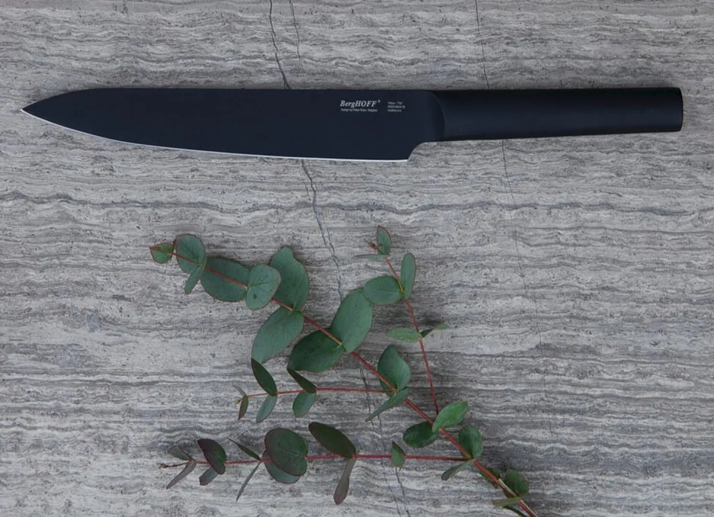 Couteau à découper Berghoff Ron Titan 19cm revêtement titane manche acier