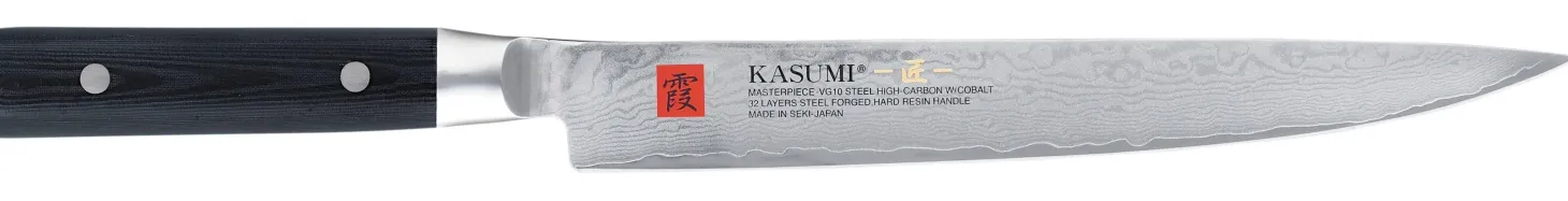 Couteau à découper japonais Kasumi Masterpiece damas haut de gamme 24cm
