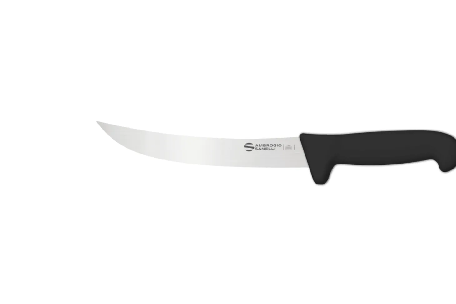 Couteau à découper professionnel Ambrogio Sanelli Supra noir lame étroite