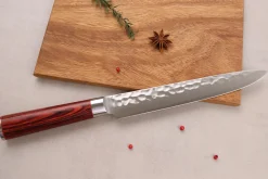Couteau à découper Wusaki Pakka X50 20cm manche pakkawood