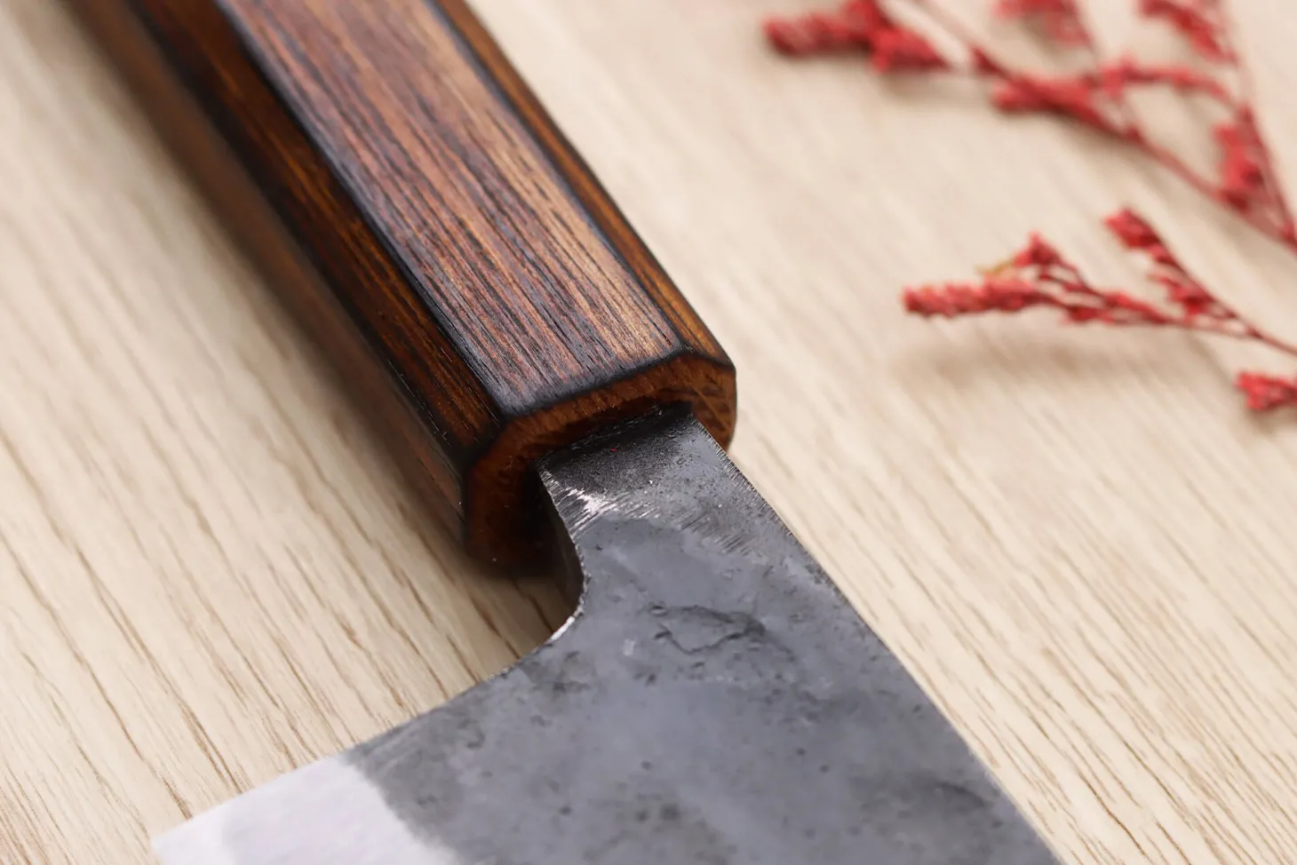 Couteau deba 13,5cm japonais artisanal Hidetsune BS2