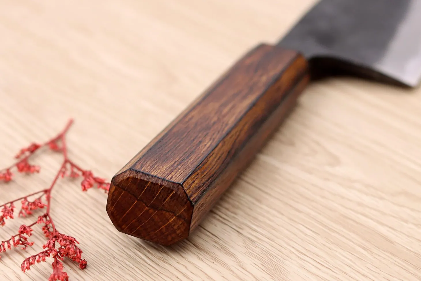 Couteau deba 15cm japonais artisanal Hidetsune BS2