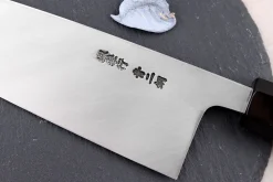 Couteau deba 18cm japonais artisanal Sakai Takayuki Aoniko