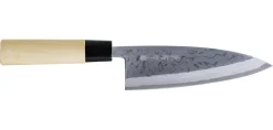 Couteau Deba Japan Kanetsune White Steel 2 16,5cm Damas 11 couches