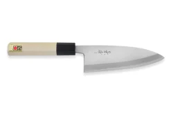 Couteau deba japonais artisanal Kagekiyo Utage White Steel 2 15cm