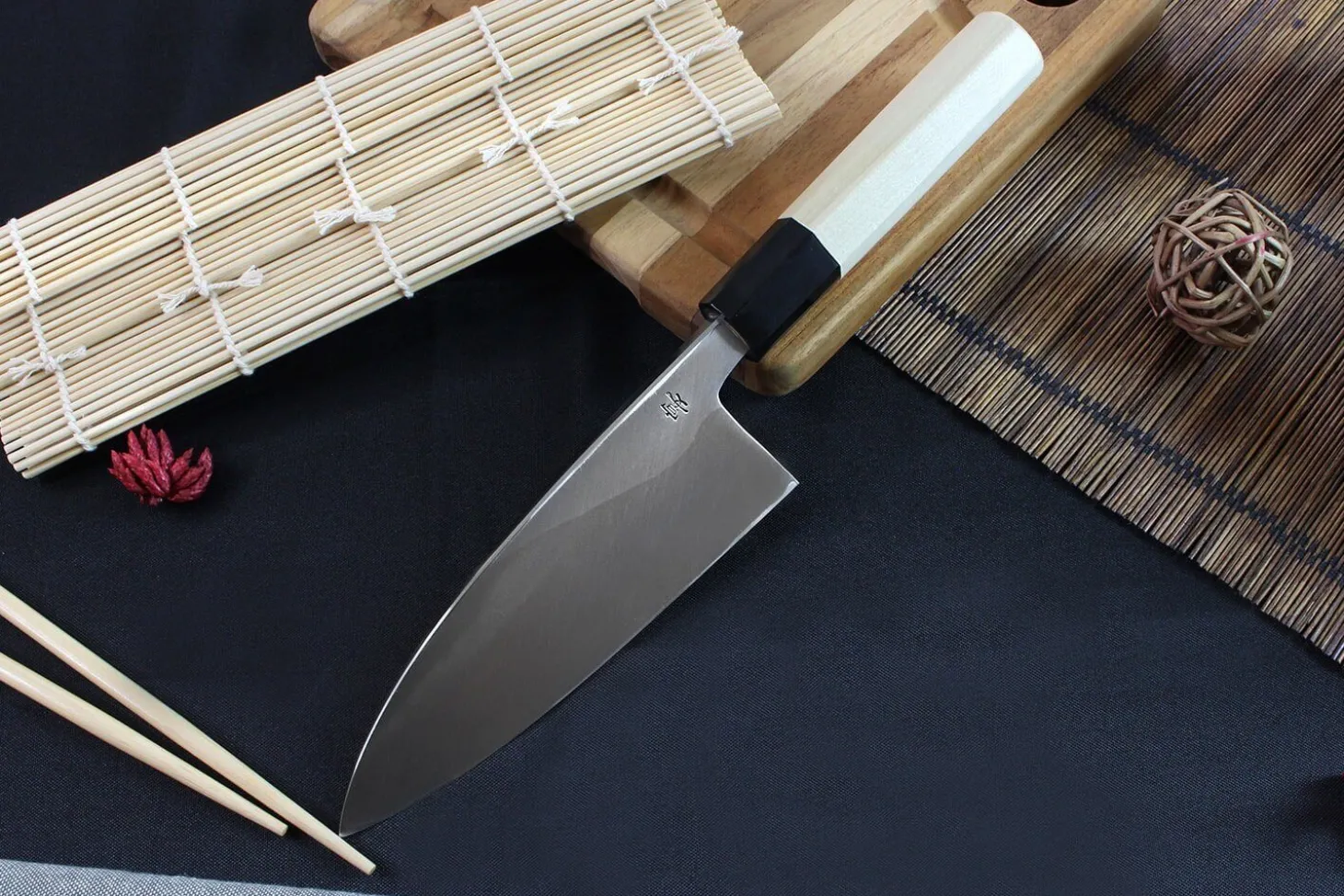Couteau deba japonais artisanal Kagekiyo Utage White Steel 2 15cm