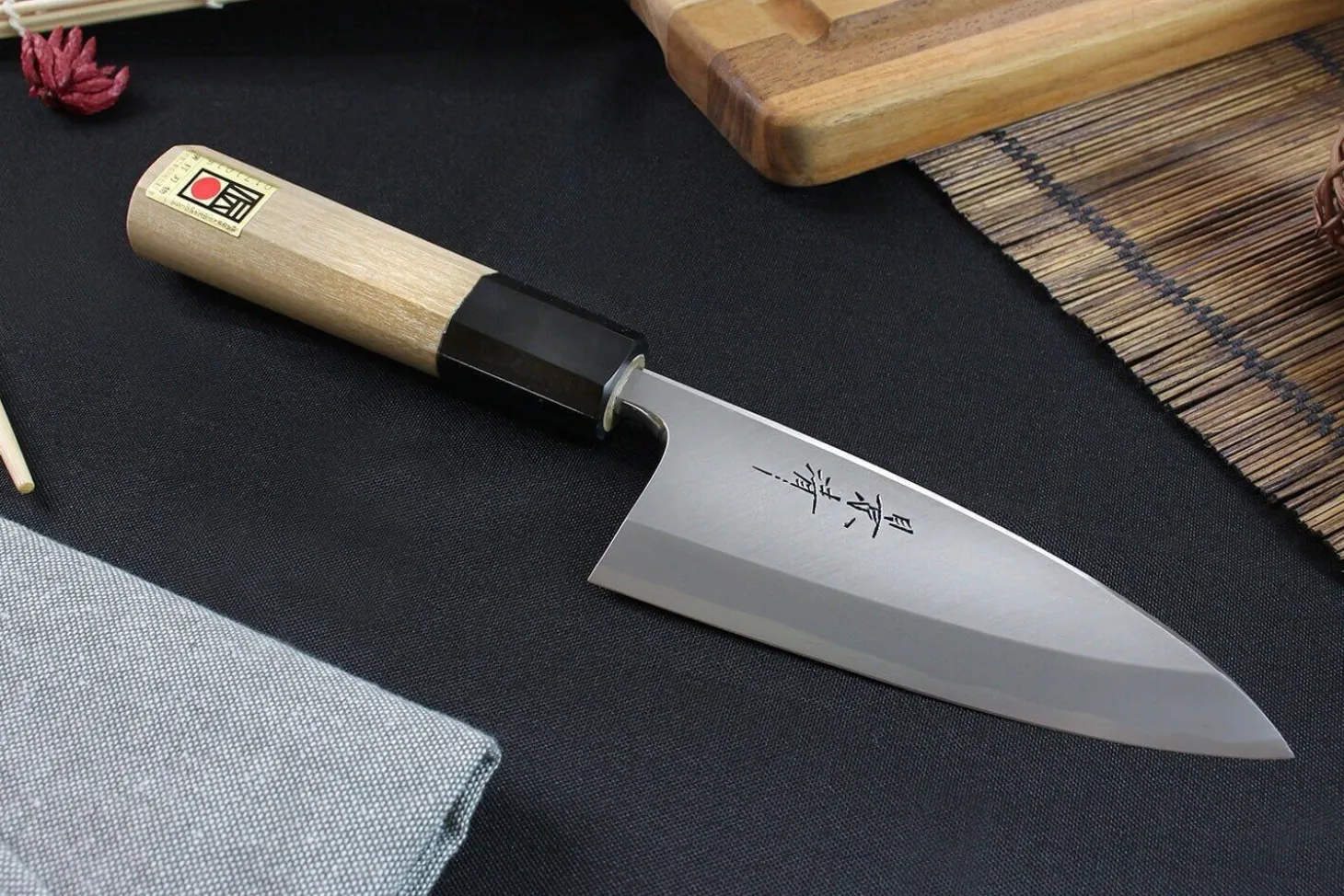 Couteau deba japonais artisanal Kagekiyo Utage White Steel 2 12cm