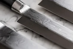 Couteau Deba japonais KAI Shun Pro Sho 21cm tranchant asymétrique