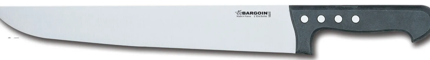 Couteau de boucher 35cm Classic 4 rivets Bargoin