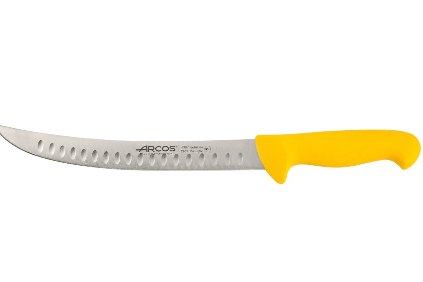 Couteau de boucher courbé Arcos 2900 lame alvéolée 25cm