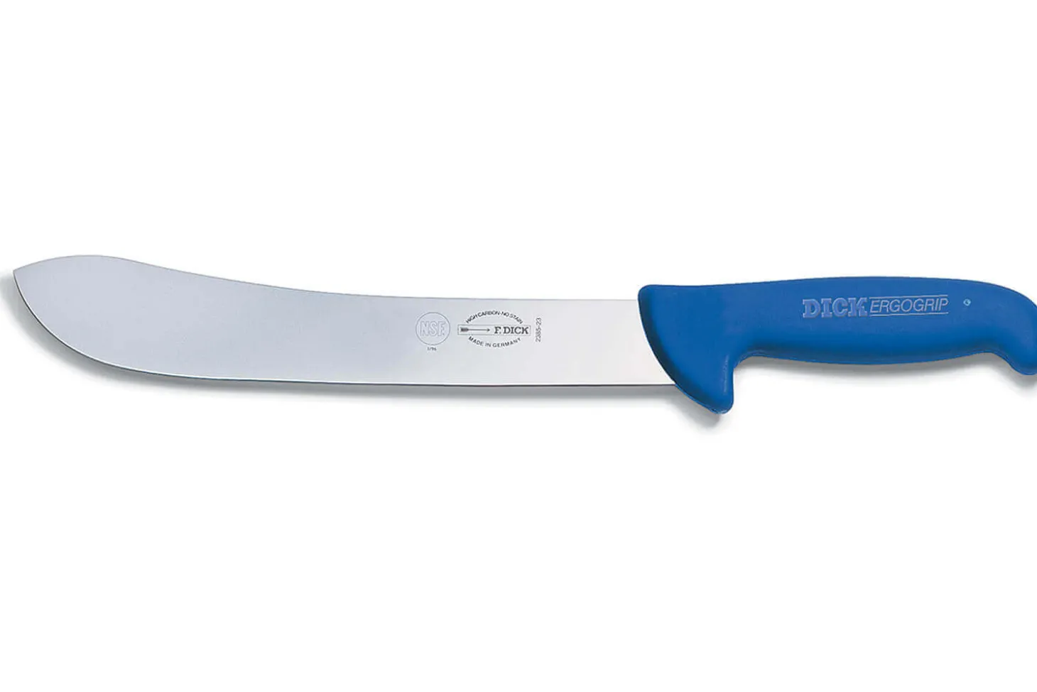 Couteau de boucher Dick Ergogrip pointe large manche bleu