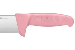 Couteau de boucher Fischer Creative Chef 30cm manche surmoulé rose