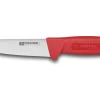 Couteau de boucher professionnel Fischer HACCP 14cm manche rouge