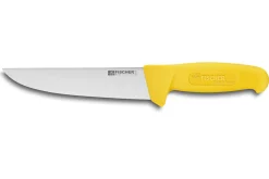 Couteau de boucher professionnel Fischer HACCP 17cm manche jaune