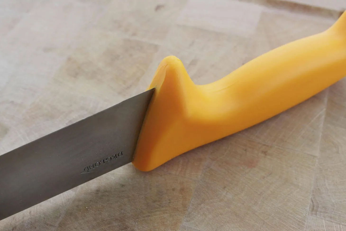 Couteau de boucher professionnel Déglon Profil lame 35cm - manche jaune
