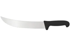 Couteau de boucher professionnel Ambrogio Sanelli Supra noir style américain