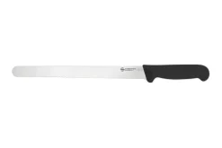 Couteau de boulanger professionnel Ambrogio Sanelli Supra noir lame dentée