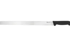 Couteau de boulanger professionnel Ambrogio Sanelli Supra noir lame dentée