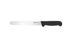 Couteau de boulanger professionnel Ambrogio Sanelli Supra noir lame dentée