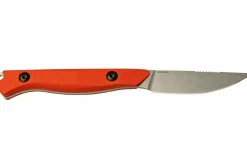 Couteau de chasse Benchmade Flyway 15700 lame 6,9cm manche G10 orange + étui Boltaron