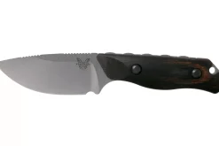 Couteau de chasse Benchmade Hidden Canyon Hunter 15017 lame 7cm manche bois + étui en cuir