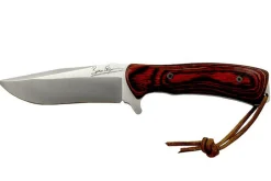 Couteau de chasse Wildsteer Byron Ferguson WBF0102 lame 11cm manche cocobolo + étui en cuir