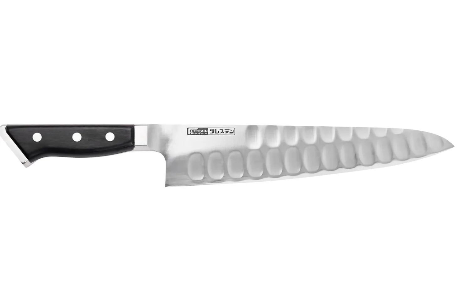 Couteau de chef alvéolé japonais Glestain K series 24cm