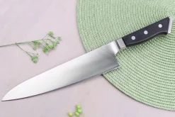 Couteau de chef alvéolé japonais Glestain K series 21cm