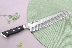 Couteau de chef alvéolé japonais Glestain K series 21cm