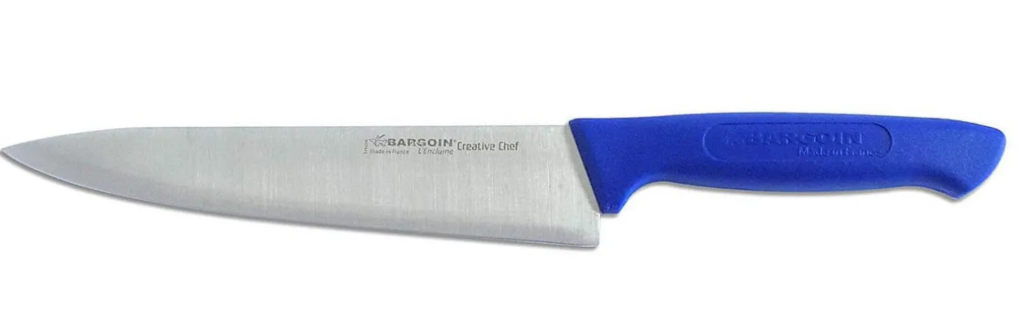 Couteau de chef Bargoin Creative Chef 20cm manche surmoulé bleu