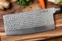 Couteau de chef chinois 17cm Fukito Ébène Damas martelé