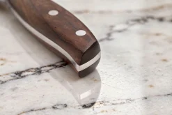 Couteau de chef chinois 17cm Guillaume Leonard Cuistot en acier inoxydable et bois de santal rouge