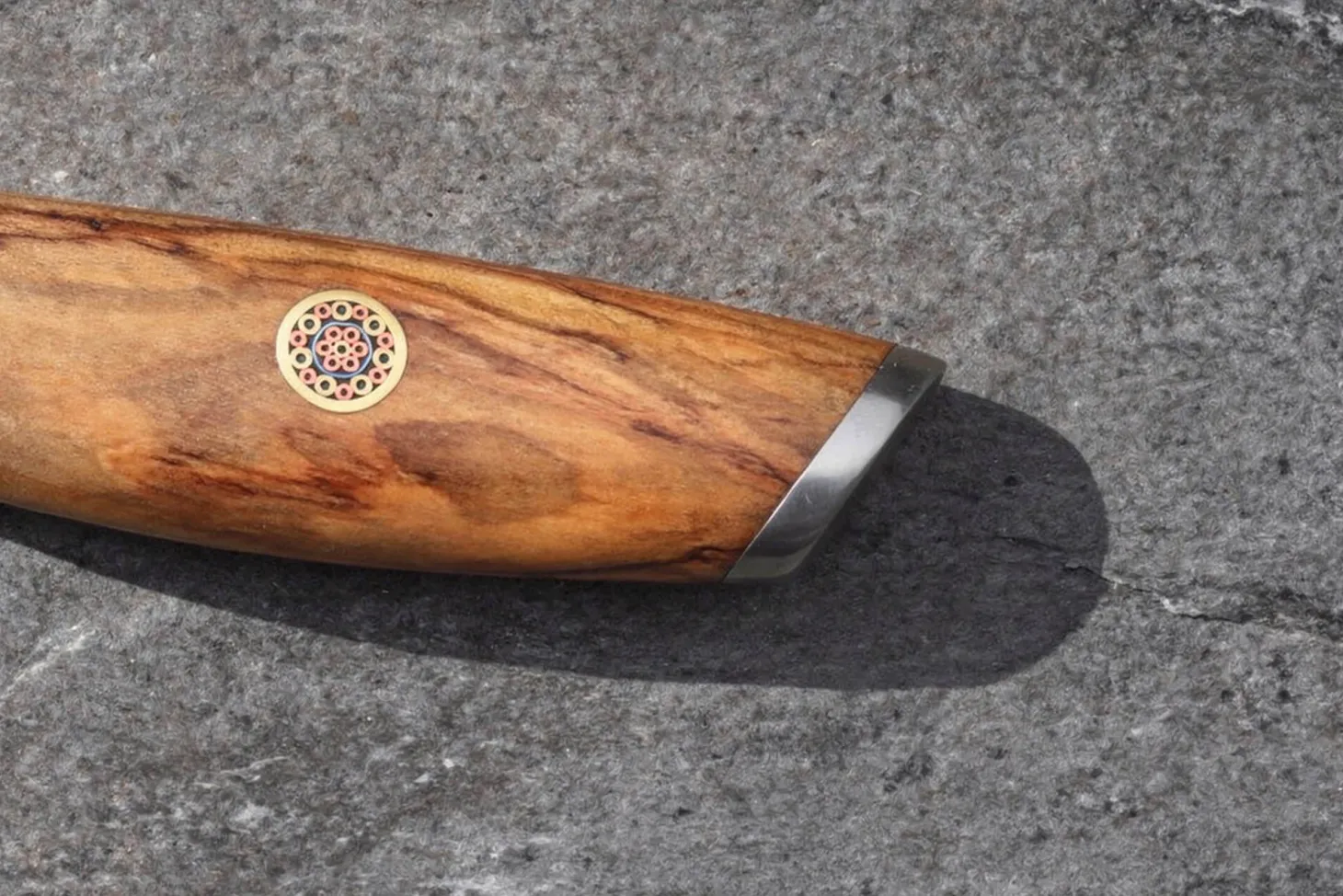 Couteau de chef chinois Fukito Olive Damas 14Cr 17cm