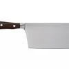 Couteau de chef chinois Wüsthof Ikon forgé 18cm en bois de grenadille