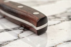 Couteau de chef 20cm Guillaume Leonard Cuistot en acier inoxydable et bois de santal rouge